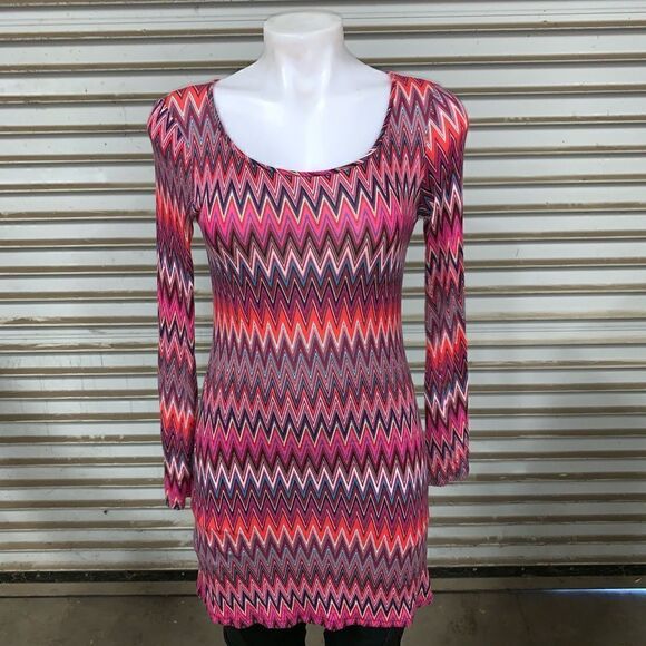 Retro style dress with geometric crochet stretchy beading spider web size small - Picture 2 of 8